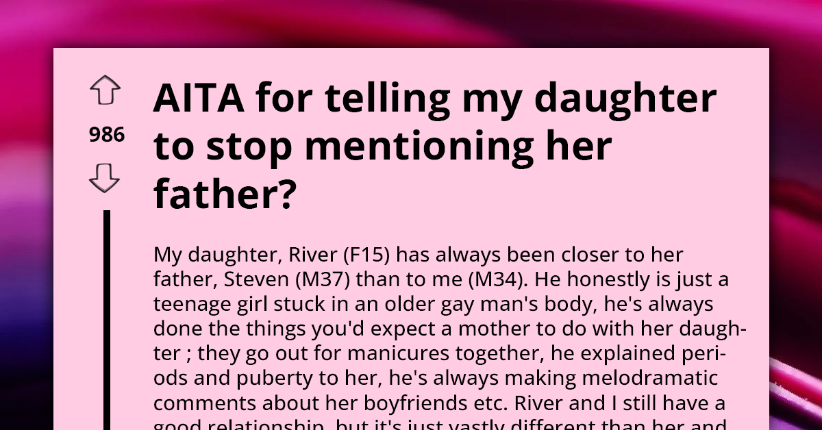 Woman Forbids Daughter to Mention Her Dad to Protect Her New Marriage