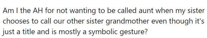 OP has offered the following explanation for why they think they might be the a-hole: