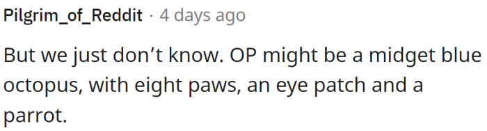 We don't really know