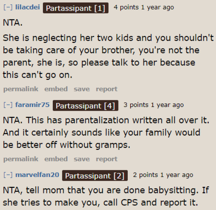 The Community Encourages the OP to Stand Her Ground