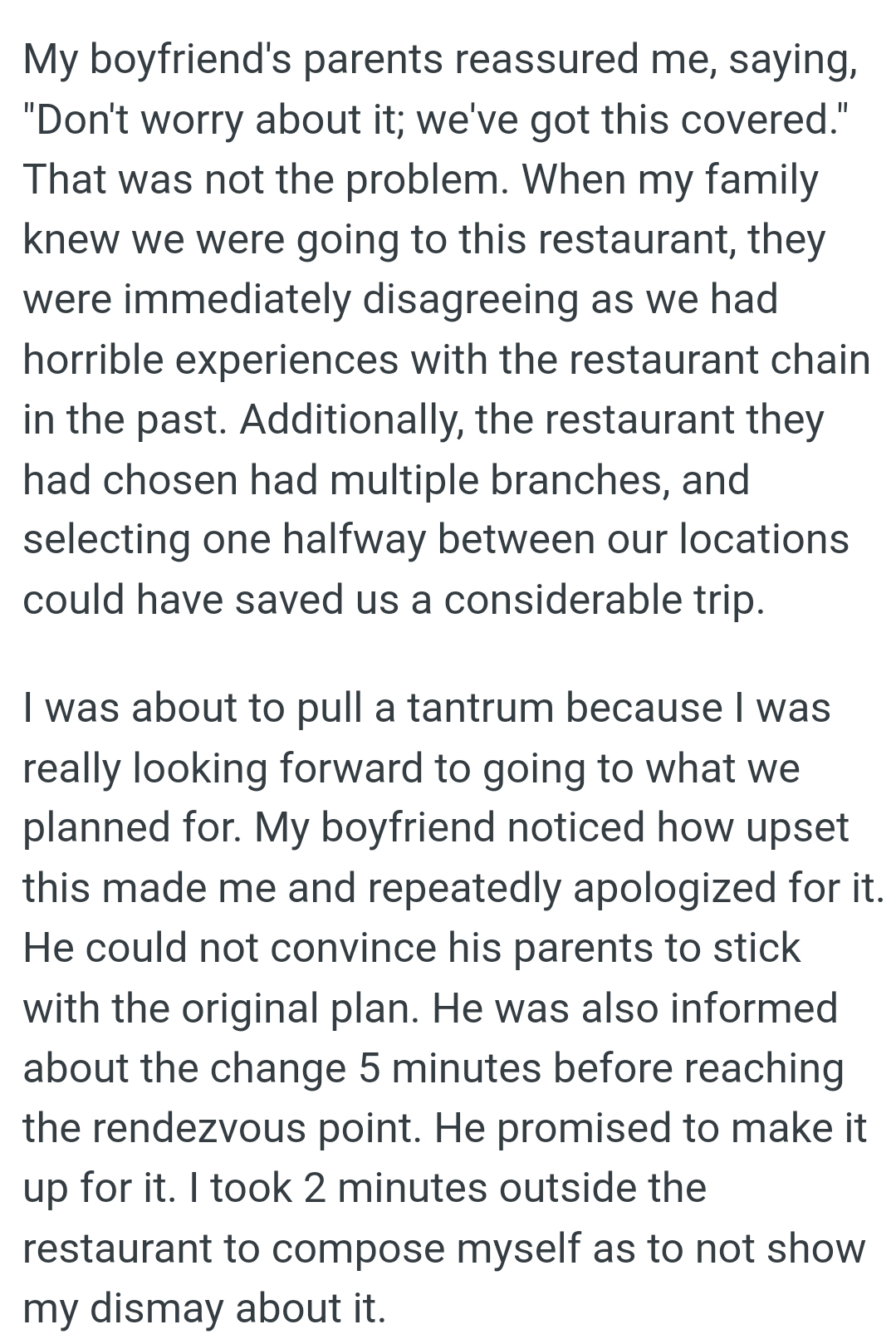 Selecting one halfway between their locations could have saved them a considerable trip