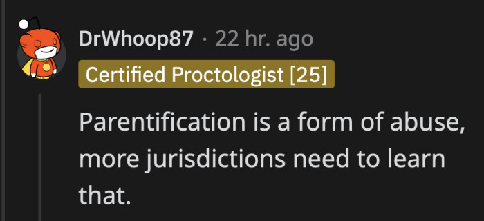 Apparently, some people even pull their kids out from school to homeschool them, but in reality use the older child for free childcare