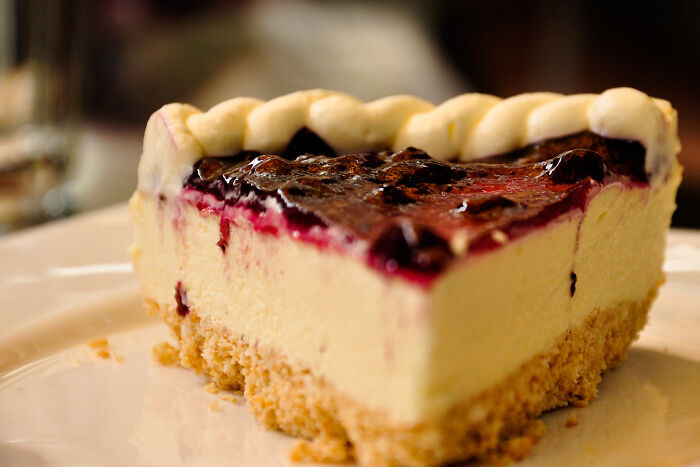 17. Lasagna and cheesecake