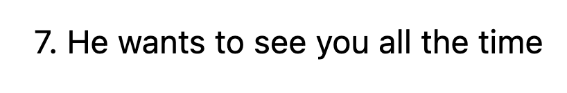7. If a date becomes too attached too early in the relationship, it's time for some good old boundaries.