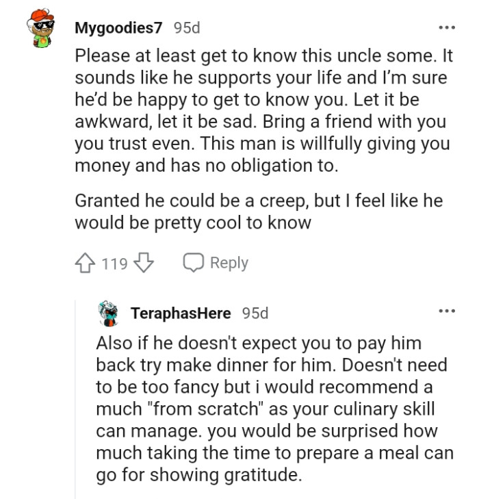 He would be pretty cool to know