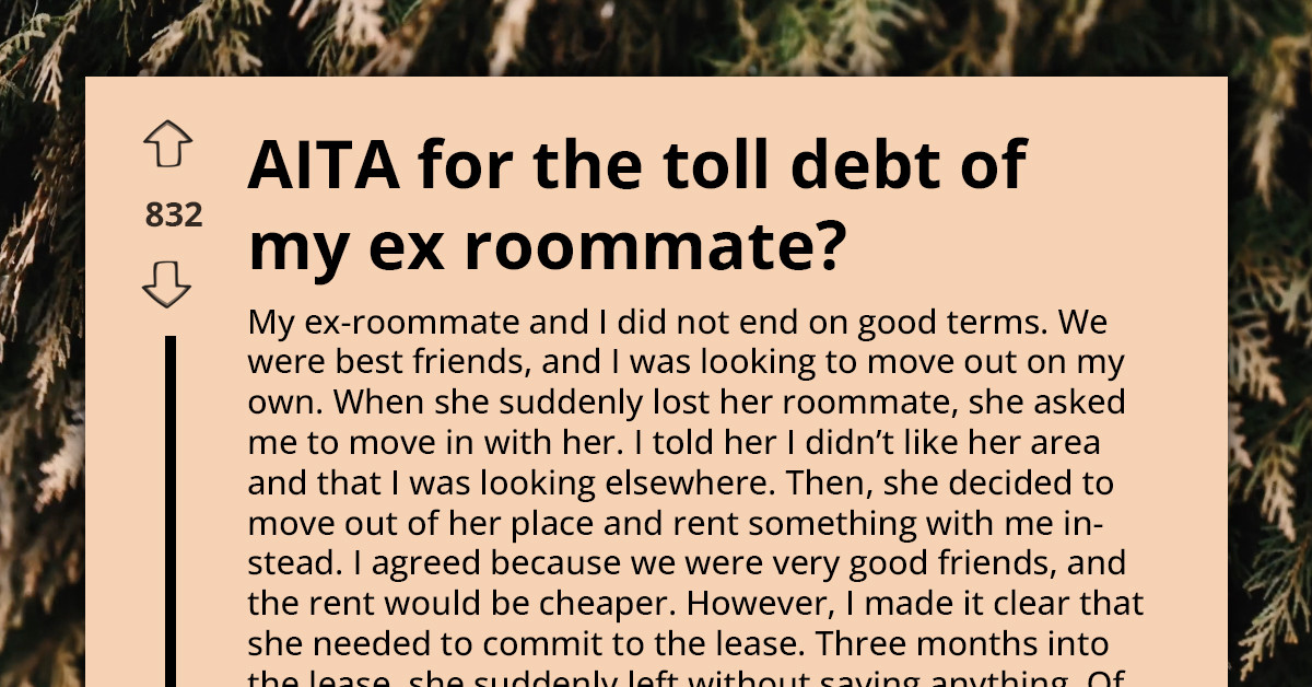Ex Roommate Walks Out On Lease Then Blames Former Friend For Her Mounting Toll Debt