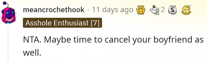 She should consider this option, also