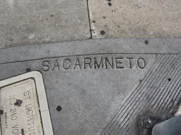 6. This person can't seem to remember how to spell Sacramento:
