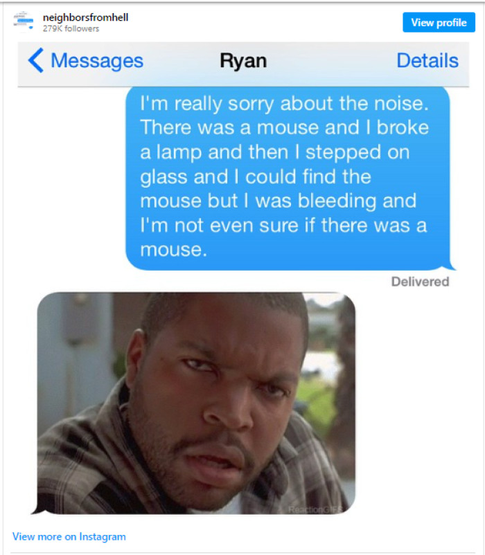 14. Then a raccoon came in...