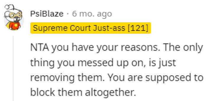 The only thing OP messed up