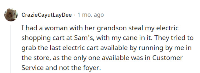 Well, it sounds like they were on a high-speed shopping cart heist mission!