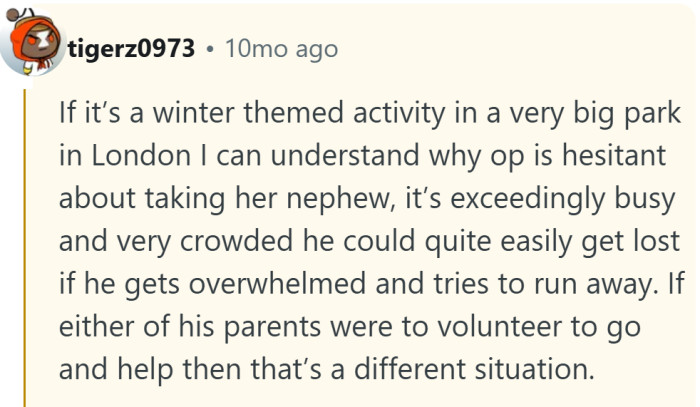 Safety isn’t exclusion, it’s foresight. Big crowds and overwhelmed kids can be a dangerous mix.