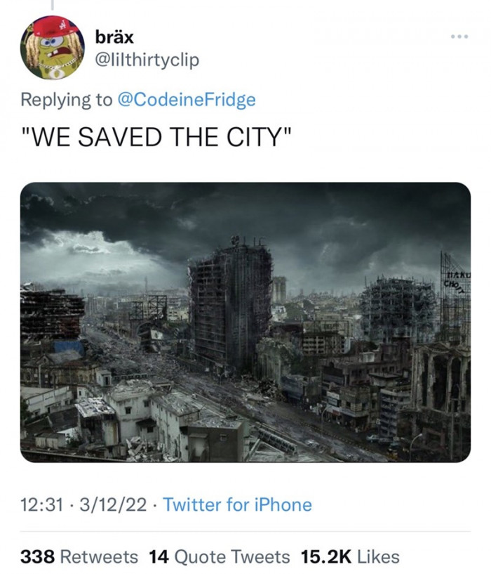 They save cities and destroy them all at the same time