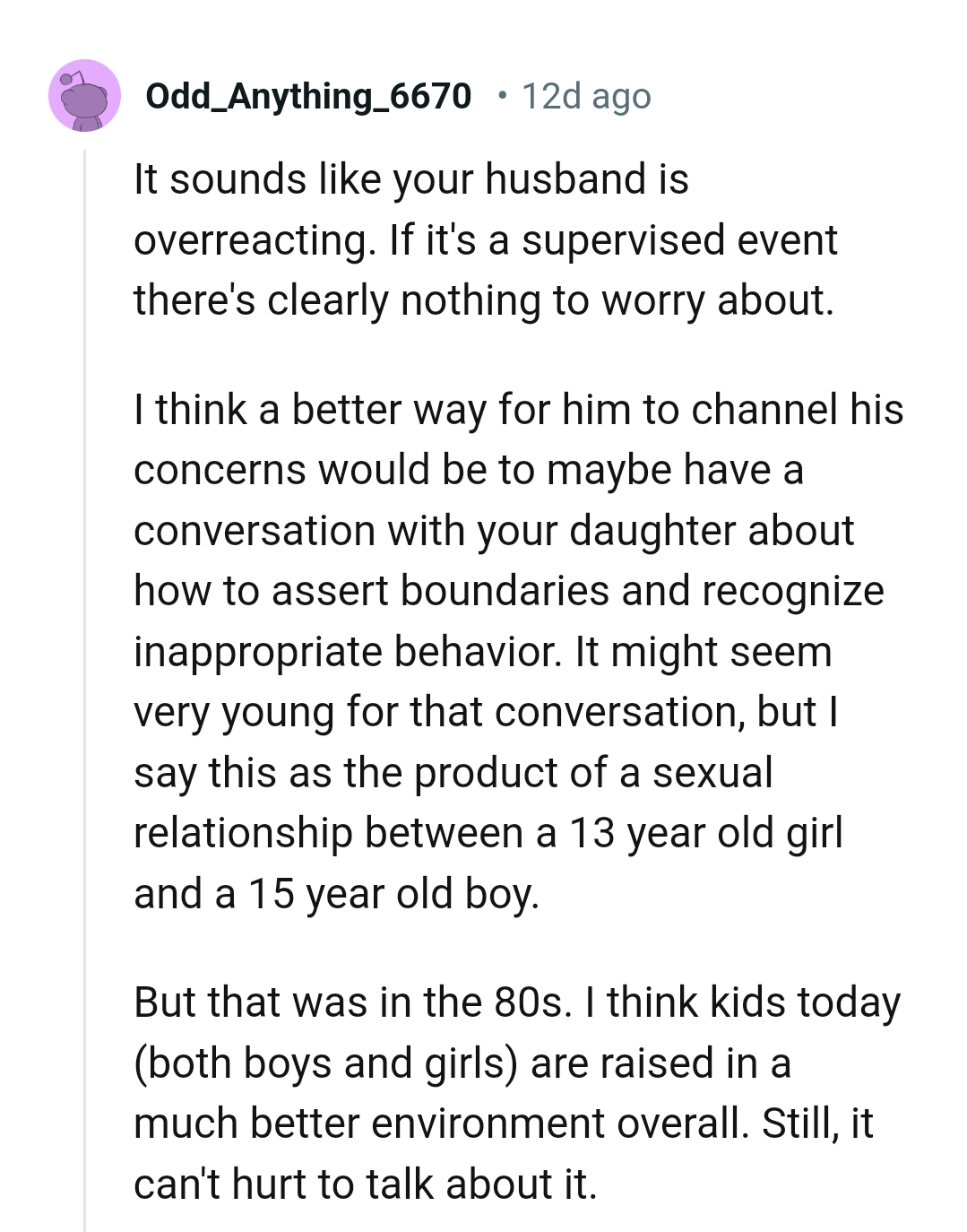 There is nothing to be worried about