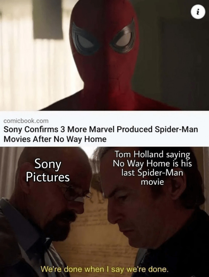 29. Sony milking Spider-Man as usual.