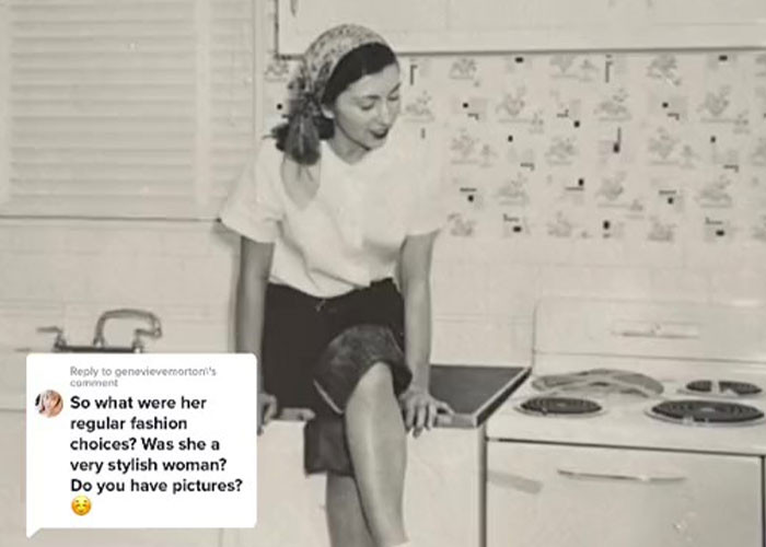 Maddy could remember that her grandmother was always in a cute outfit while she was growing up.