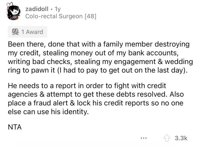 Here's how the Reddit community reacted to u/thr0w4w4ylife's post: