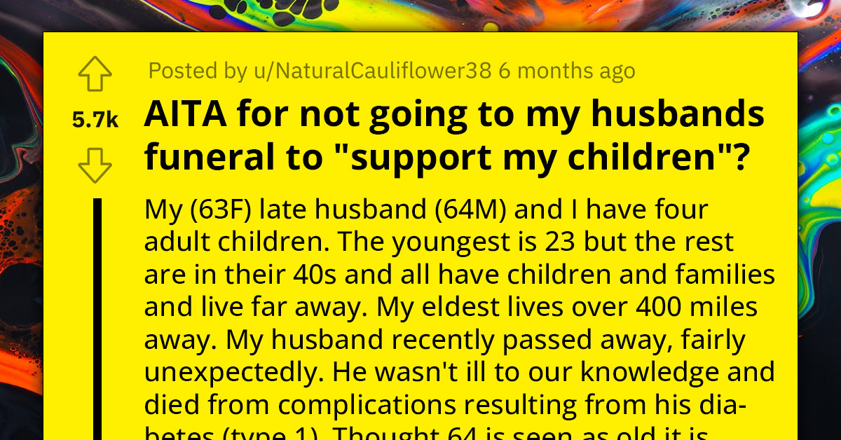Family In Utter Disbelief As Widow Skips Late Husband's Funeral, Citing Her Phobia Of Death Ceremonies
