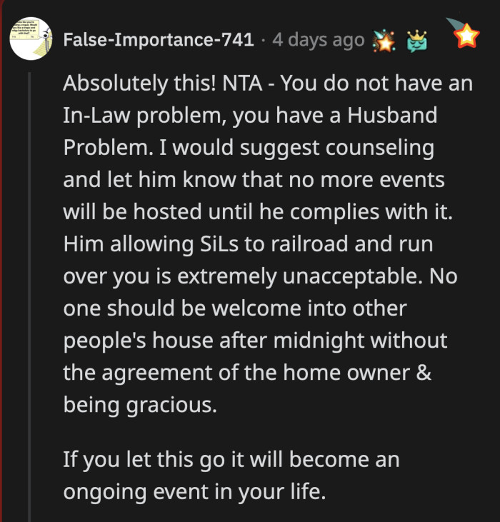 They are trying to test OP's boundaries, I feel. At least they know now that OP is not a doormat.