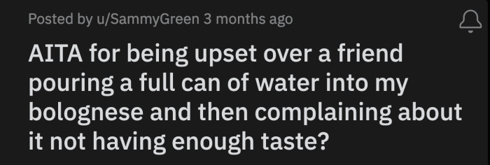 They commandeered the expensive ingredients OP bought and made their own version of Bolognese