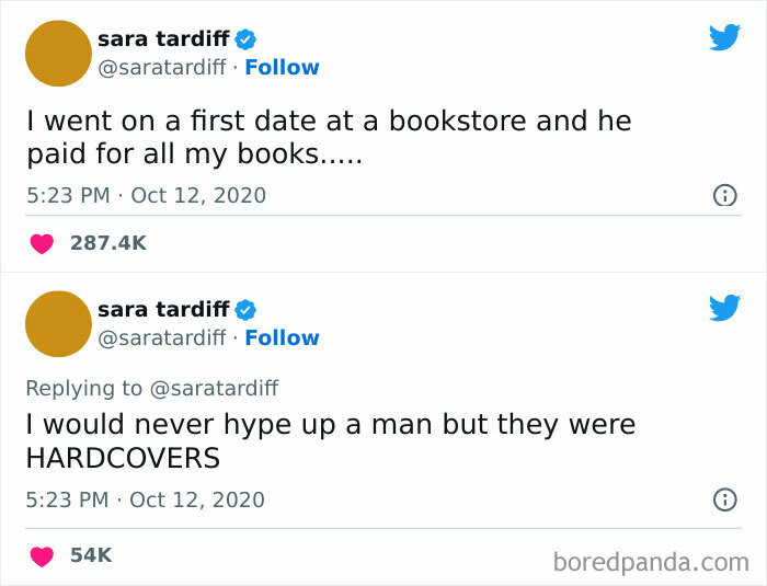 18. They were hardcovers