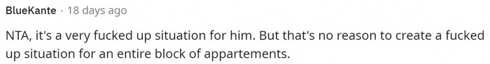 We can have sympathy for him, but honestly, both of them clearly have problems.