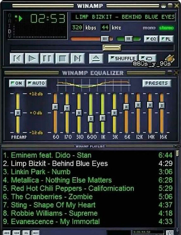 29. A Winamp