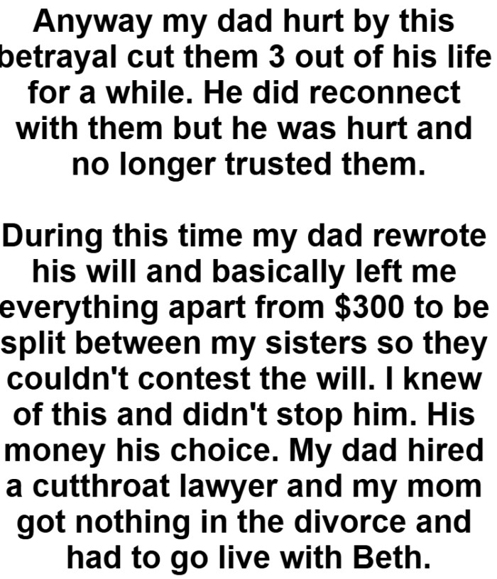 OP's dad hurt by this betrayal cut his sisters out of his life for a while