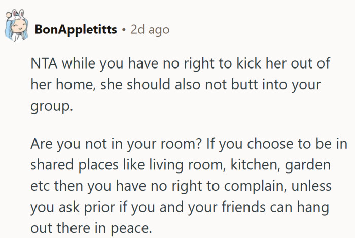 The point here is simple: privacy matters, but shared spaces come with shared expectations, so a little coordination goes a long way.