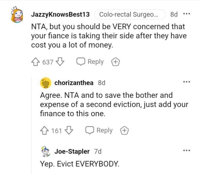 Below are a bunch of the most upvoted comments from Redditors in response to the story above.