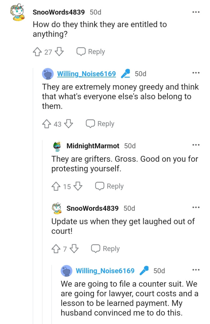 Why are they feeling entitled in the first place?