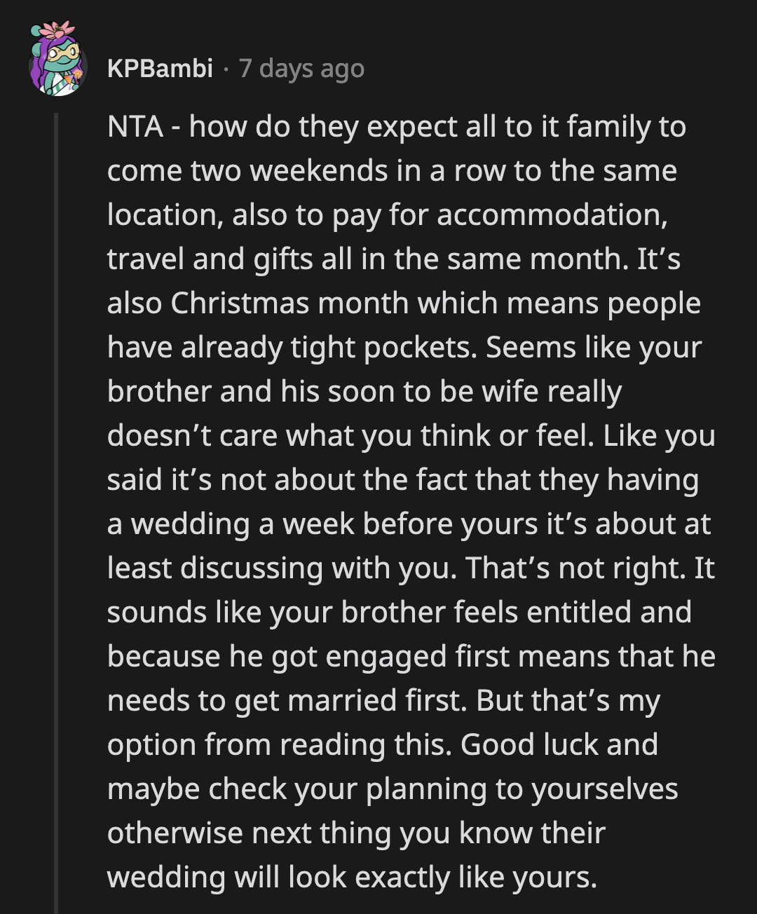 Their relatives are going to get caught in the middle of this tug-of-war.