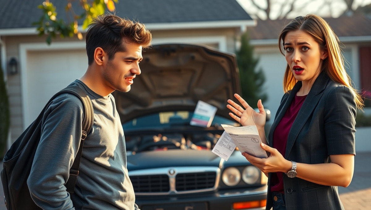 Name Calling Ensues As Man Wants His GF To Pay Her Share Of His Car Expenses