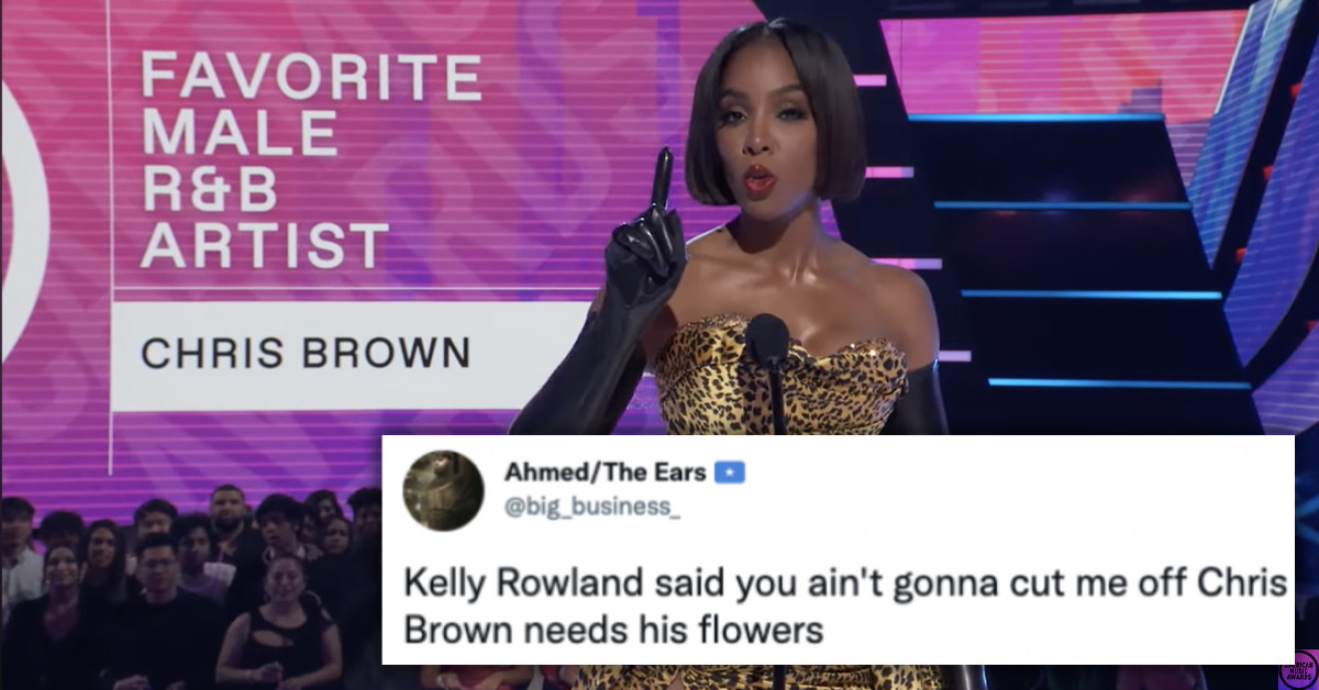 Kelly Rowland Defended Chris Brown At The AMA's And People Aren't Happy