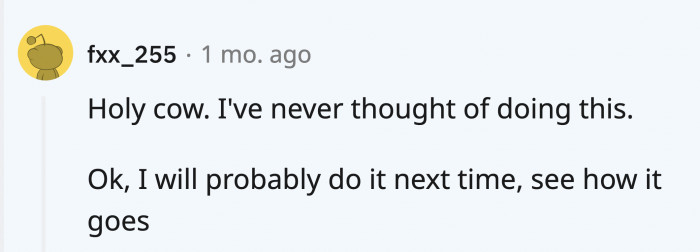 Maybe it could also inspire others to perform such gestures as well