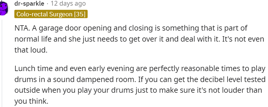 8. She needs to get over it and deal with it