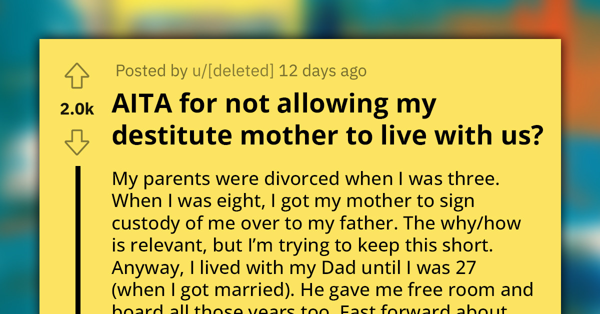 Redditor Asks If It's Wrong to Refuse to Help Their Mother Who Chose the 'SKI' Lifestyle Years Ago and Spent All the Money Traveling
