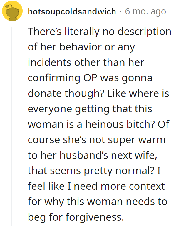 No villainy, just vibes. The forgiveness plea seems overdramatic; maybe we missed the antagonist memo?