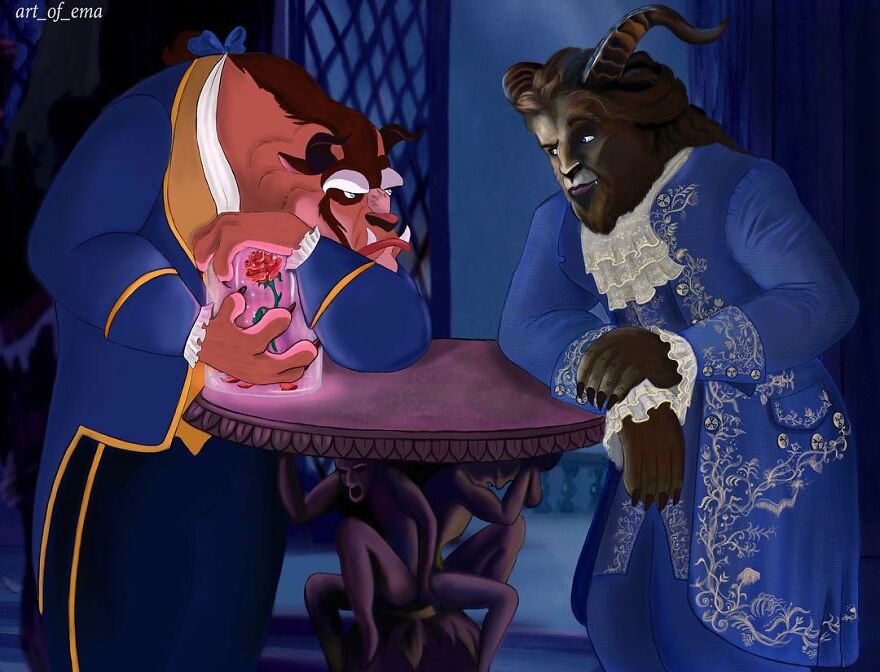 9. The Beast Guards His Rose.