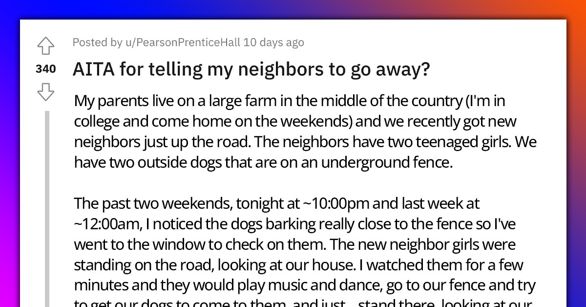 Redditor Shares About Suspicious Neighbors Who Might Be After His Dogs And The Online Community Suggests Ways On How To Keep Them At Bay