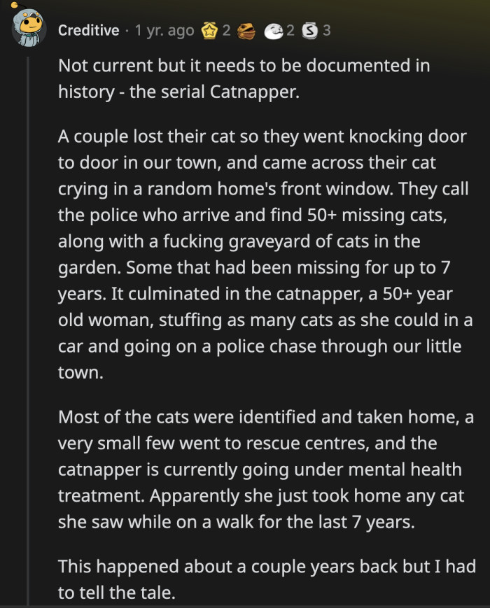 3. Were the choppers called during the catnapper car chase?
