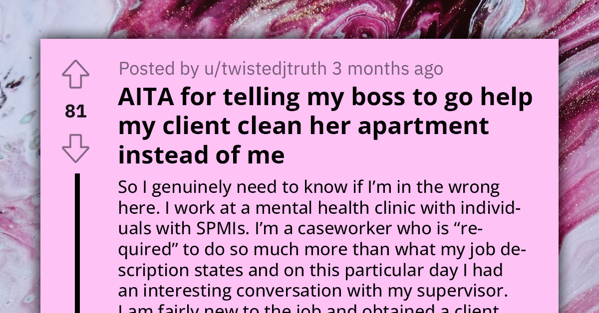 Mental Health Worker Left Stunned After Her Boss Suggests She Should Clean Her Client's Bed Bug-Infested Apartment