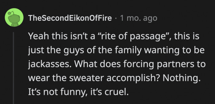 If this is their idea of funny, then they have a poor sense of humor