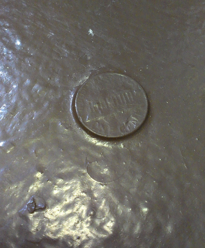 17. Landlord painted over a penny