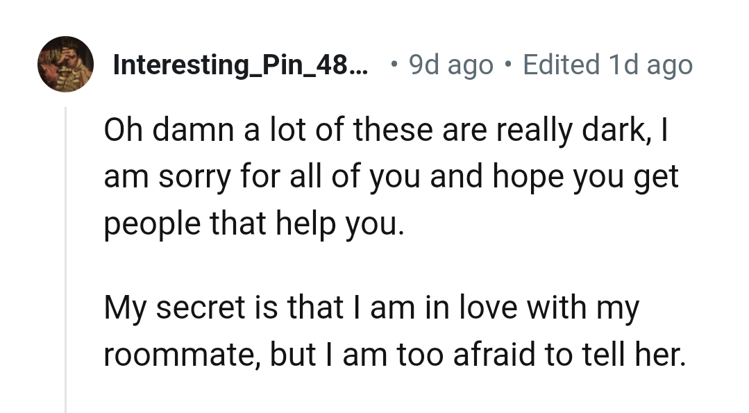 12. Being in love with your roommate