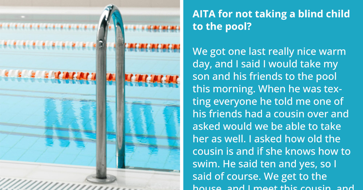 Redditor Called A B*tch By Angry Mom For Not Taking Her Blind 10yo Daughter To The Pool