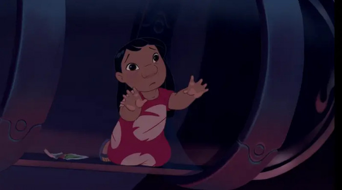 20. Lilo & Stitch - when Lilo was trapped in the spaceship and looking helpless behind the glass