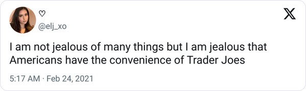 20. Trader Joe's