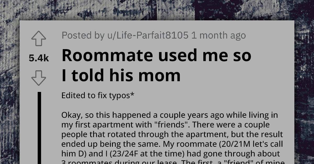 Redditor Calls Disgusting Roommate's Mom To Tell On Him, Finds Out That He Owes Her A Lot Of Money