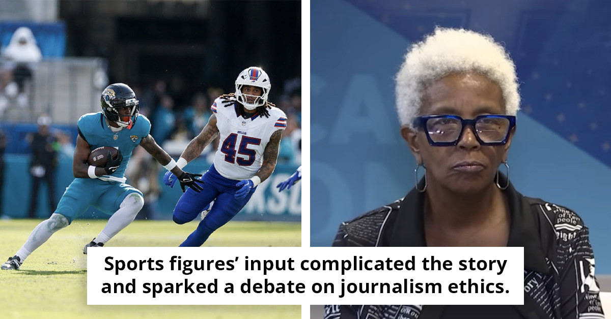 Journalist's remarks to NFL coach ignite significant online discussion, with some deeming the interaction 'unacceptable'